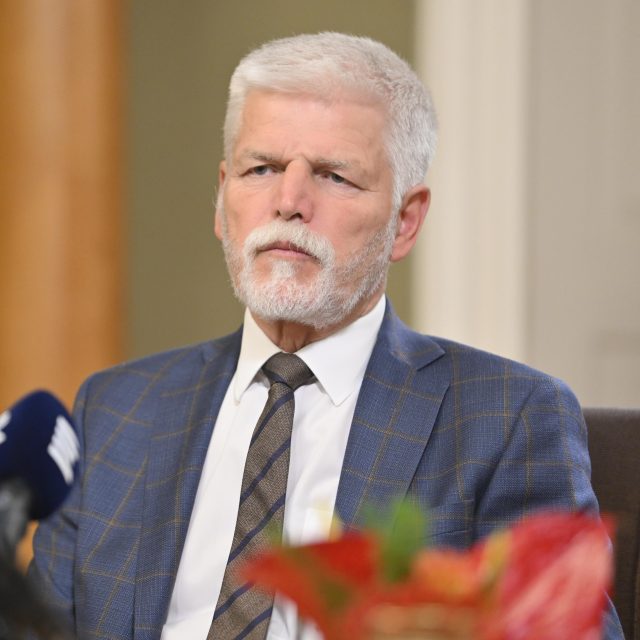 Prezident Petr Pavel v rozhovoru pro Český rozhlas | foto: Khalil Baalbaki,  Český rozhlas